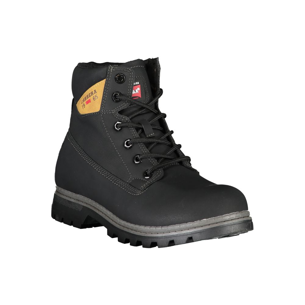 Carrera Schwarzer Polyester Herrenstiefel
