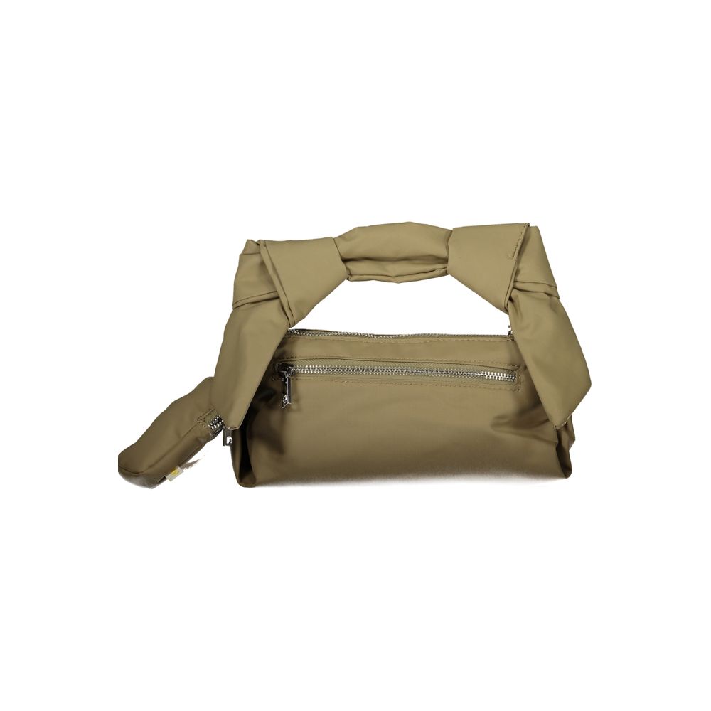 Desigual Grüne Polyester-Handtasche