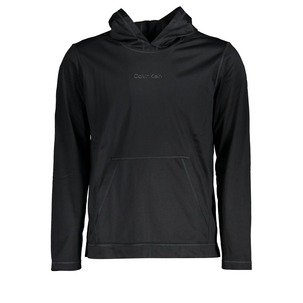 Calvin Klein Men's Black Polyester Hoodie