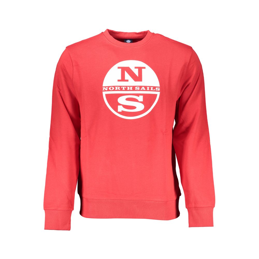 North Sails Men's Red Cotton Jumper