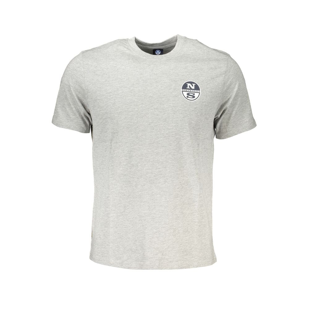 North Sails Grigio Baumwoll-T-Shirt für Herren