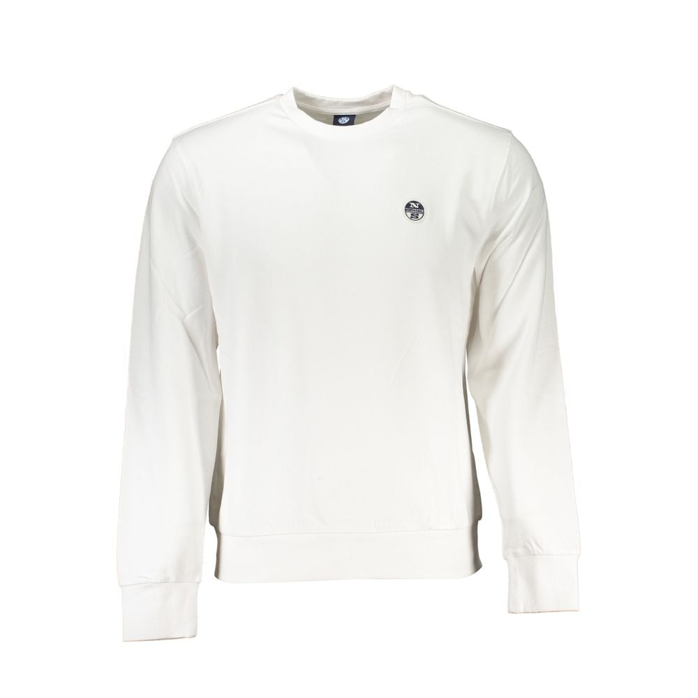 North Sails Weißes Baumwoll-Sweatshirt für Herren