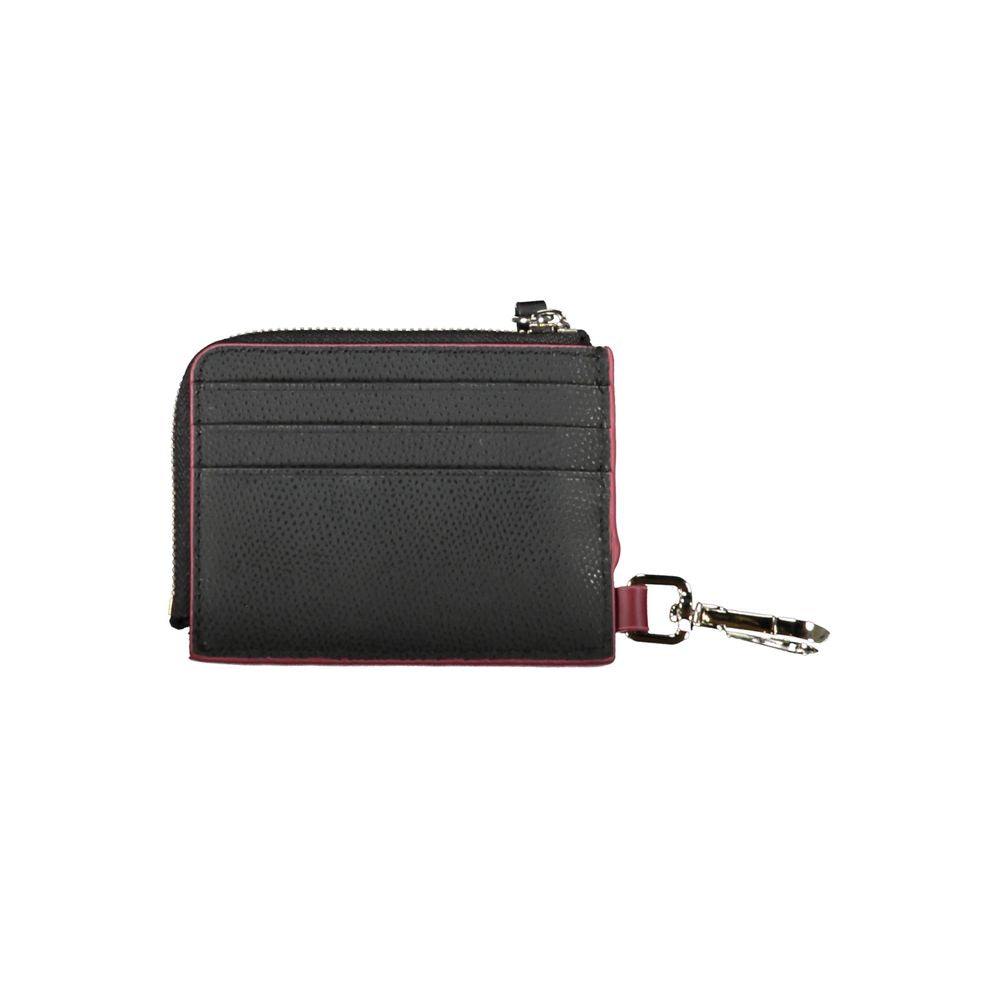 Tommy Hilfiger Schwarzes Leder Portemonnaie