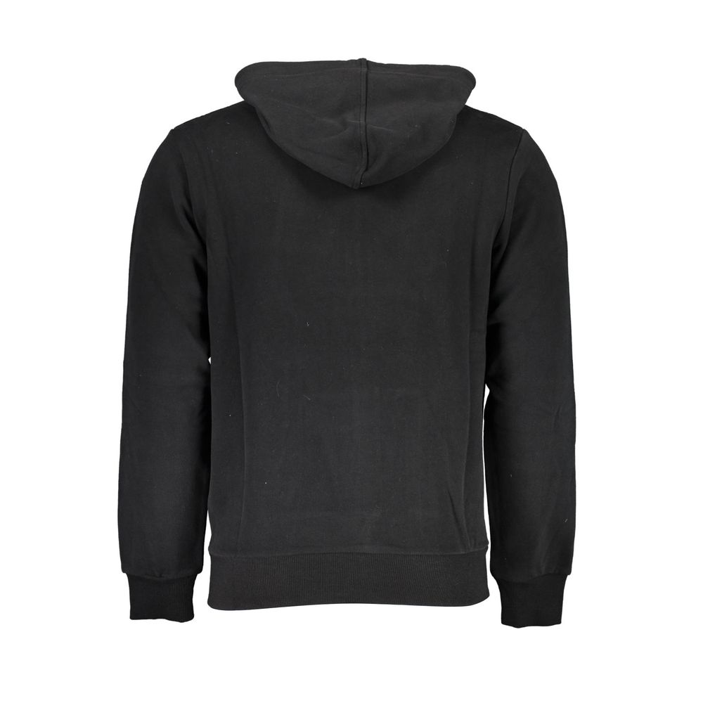 La Martina Men's Black Cotton Hoodie