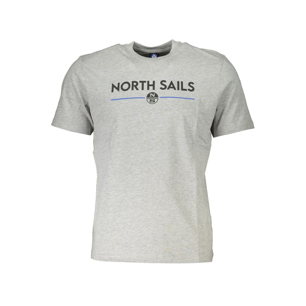 North Sails Grigio Baumwoll-T-Shirt für Herren