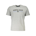 North Sails Grigio Baumwoll-T-Shirt für Herren