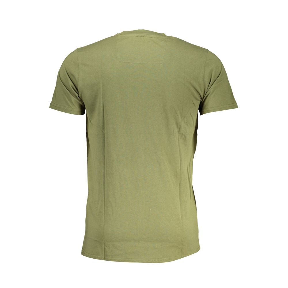 Cavalli Class Verde Baumwoll-T-Shirt für Herren