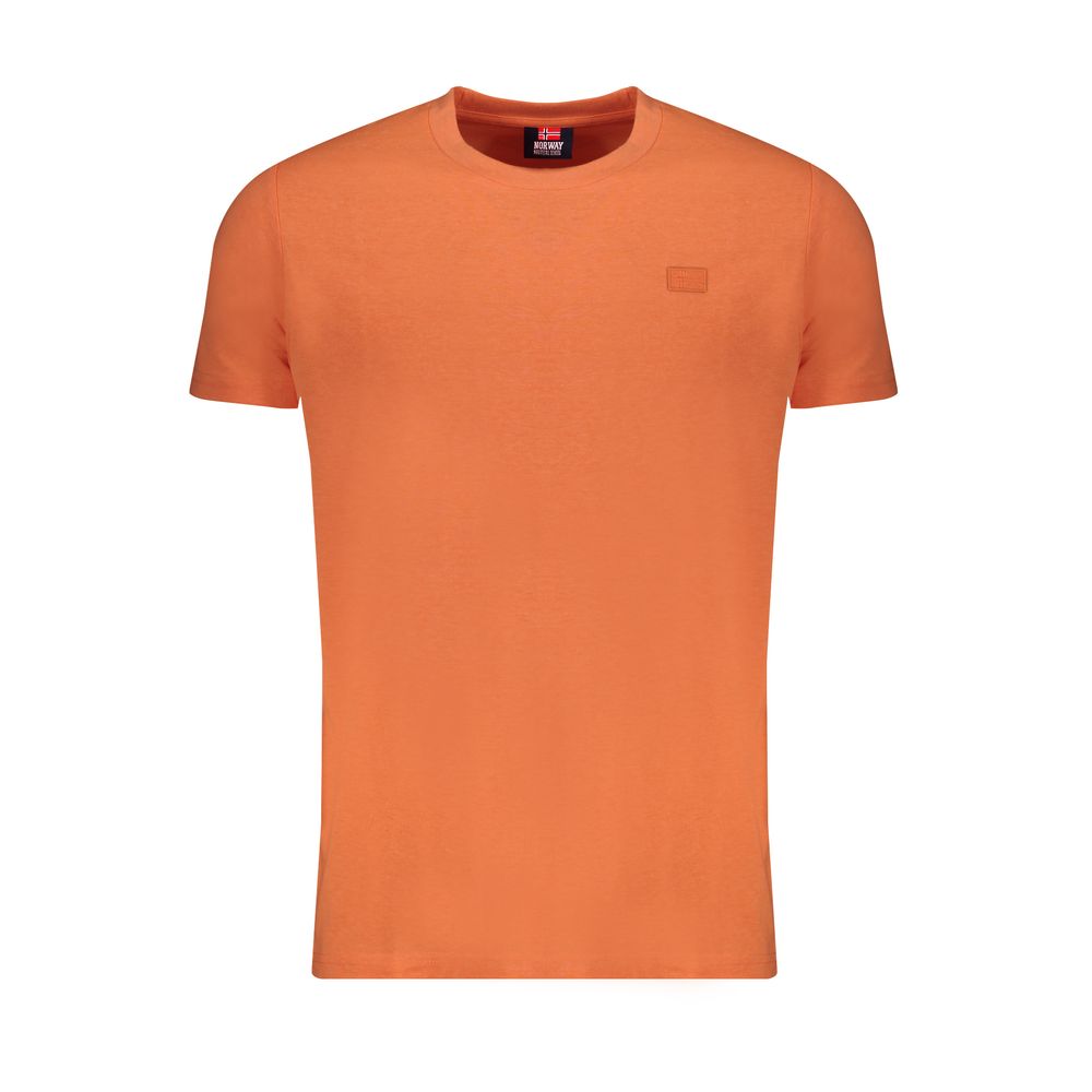 Norway 1963 Arancione Baumwoll-T-Shirt für Herren