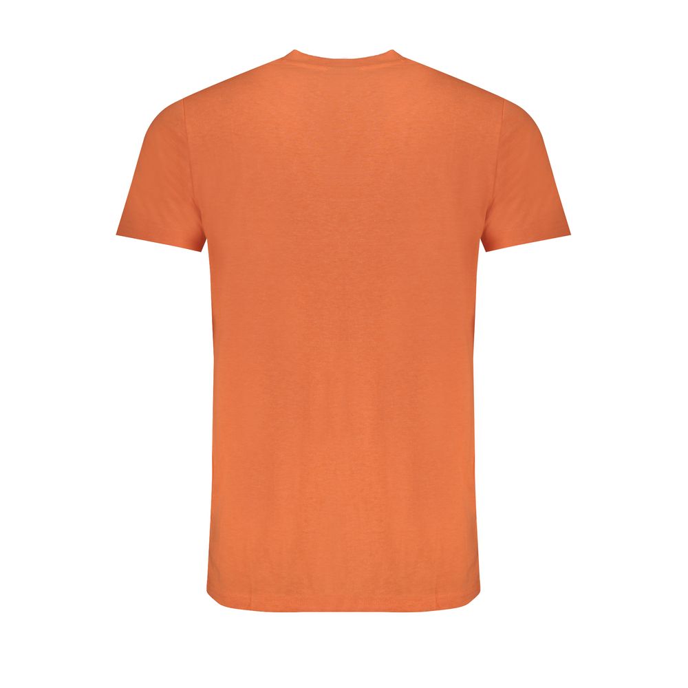 Norway 1963 Arancione Baumwoll-T-Shirt für Herren