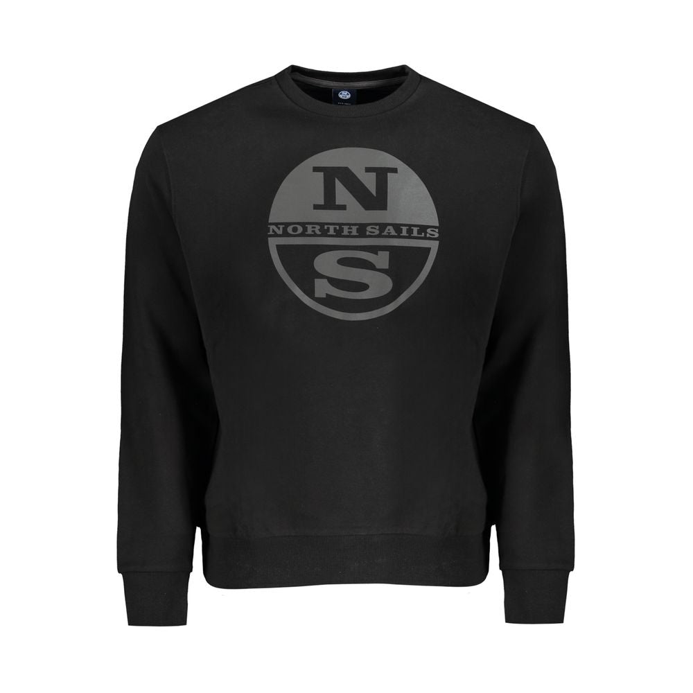 North Sails Schwarzer Baumwoll-Sweatshirt