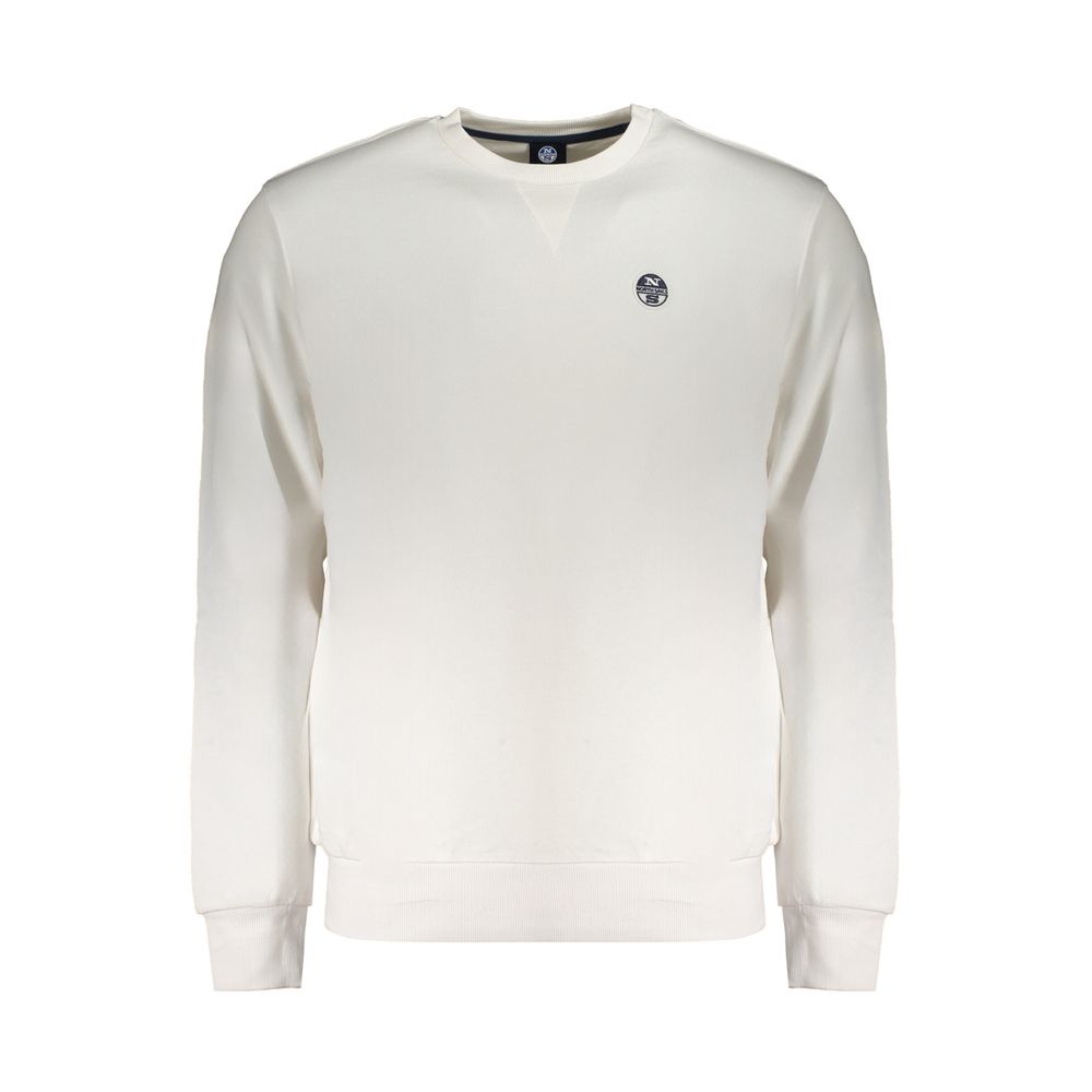 North Sails Weißes Baumwoll-Sweatshirt für Herren