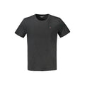 Tommy Hilfiger Schwarzes Baumwoll-T-Shirt für Herren