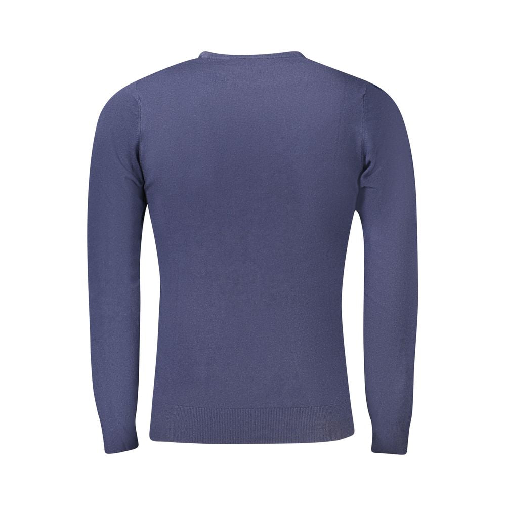 Cavalli Class Men's Blue Viscose Sweater