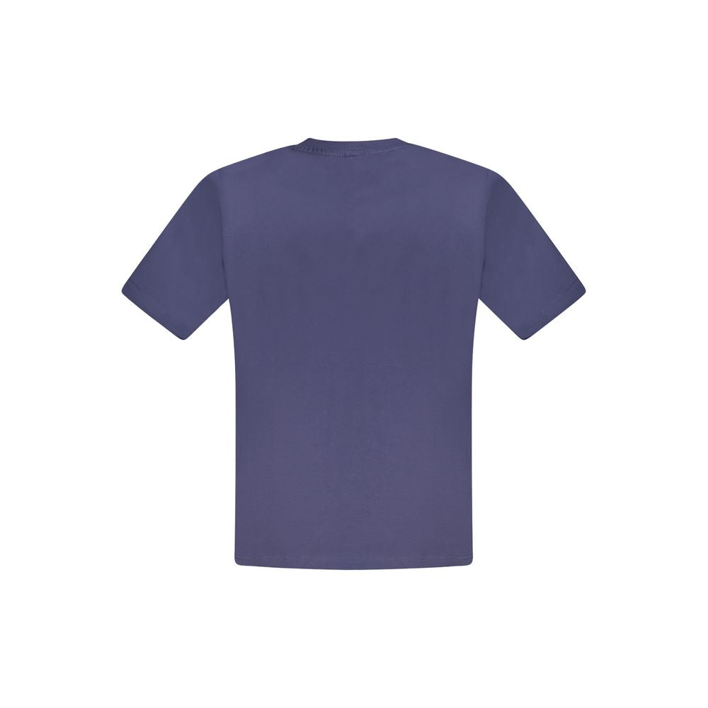 North Sails Blu Baumwoll-T-Shirt für Herren