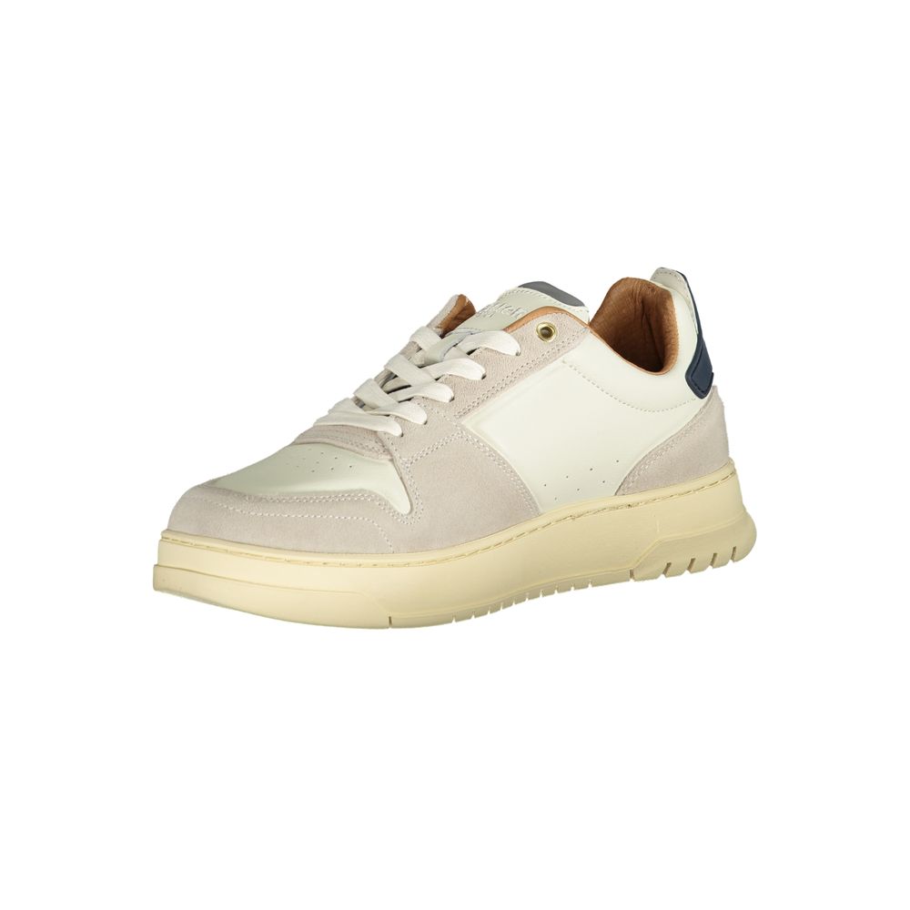 Blue White Polyester Sneaker