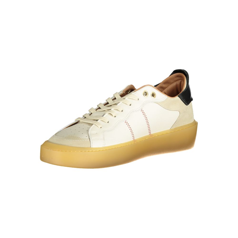 Blue White Polyester Sneaker