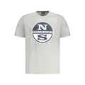 North Sails Grigio Baumwoll-T-Shirt für Herren