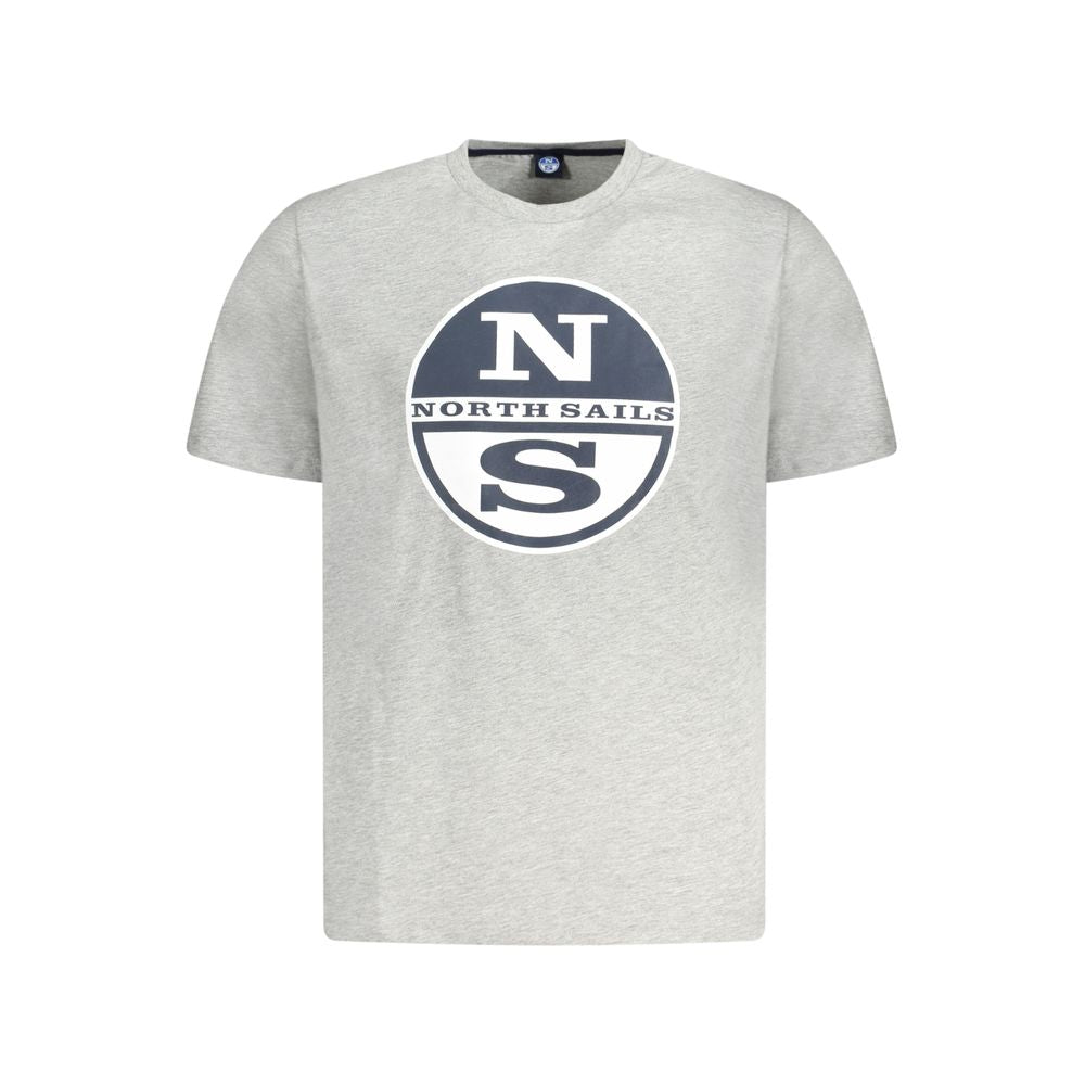North Sails Grigio Baumwoll-T-Shirt für Herren