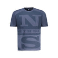 North Sails Blaues Baumwoll-T-Shirt für Herren
