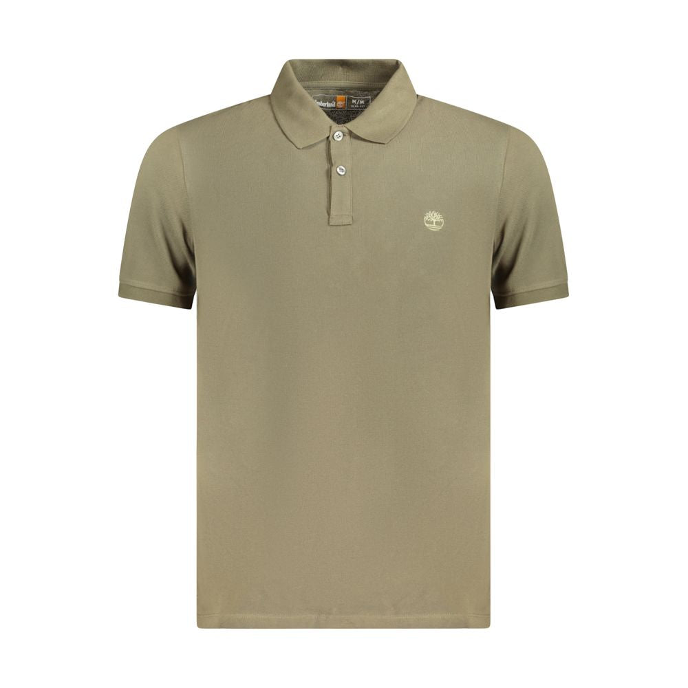 Timberland Grünes Polohemd aus Baumwolle