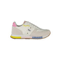 Blue White Polyester Sneaker
