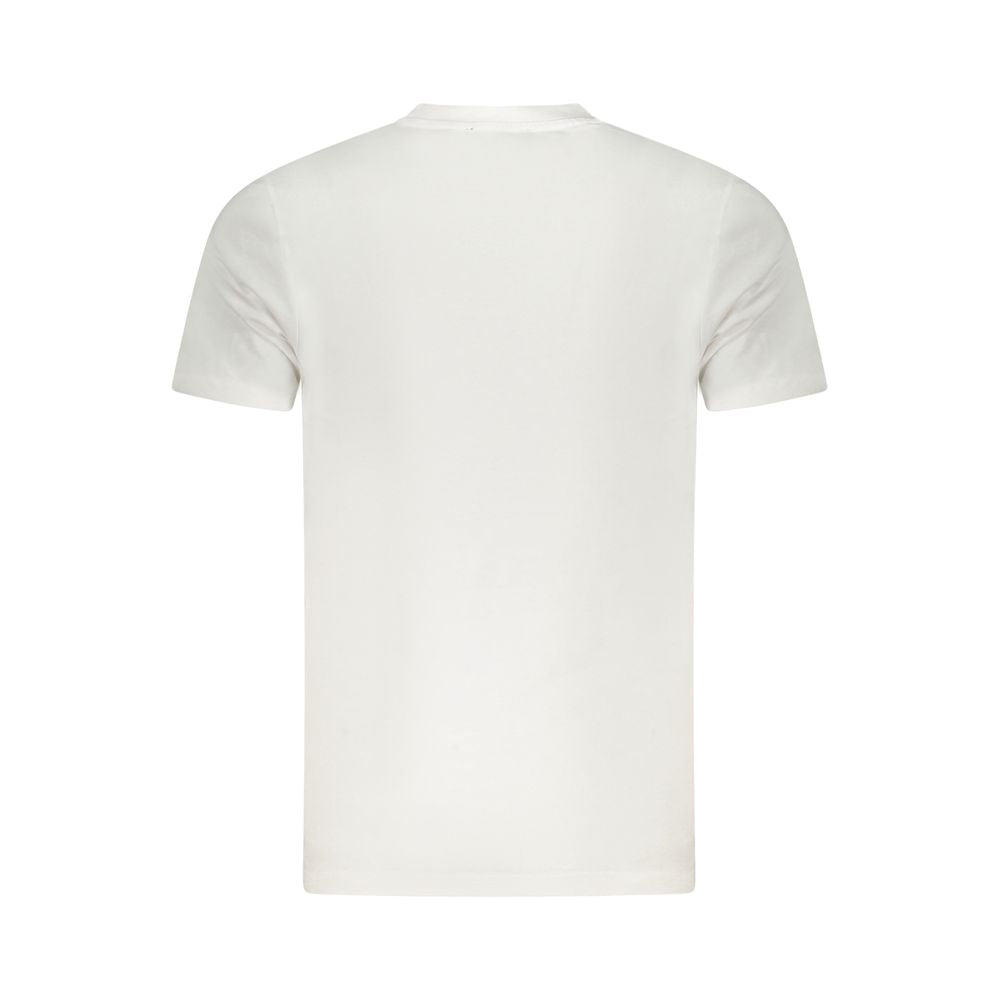 Cavalli Class Bianco Baumwoll-T-Shirt für Herren