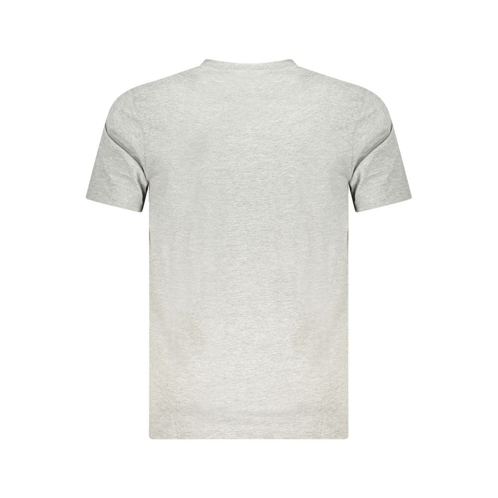 Cavalli Class Grigio Baumwoll-T-Shirt für Herren