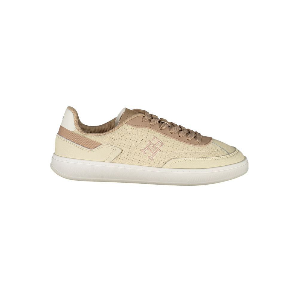 Tommy Hilfiger Beige Polyester Sneakers