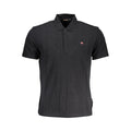 Napapijri Schwarzes Herren-Poloshirt aus Baumwolle