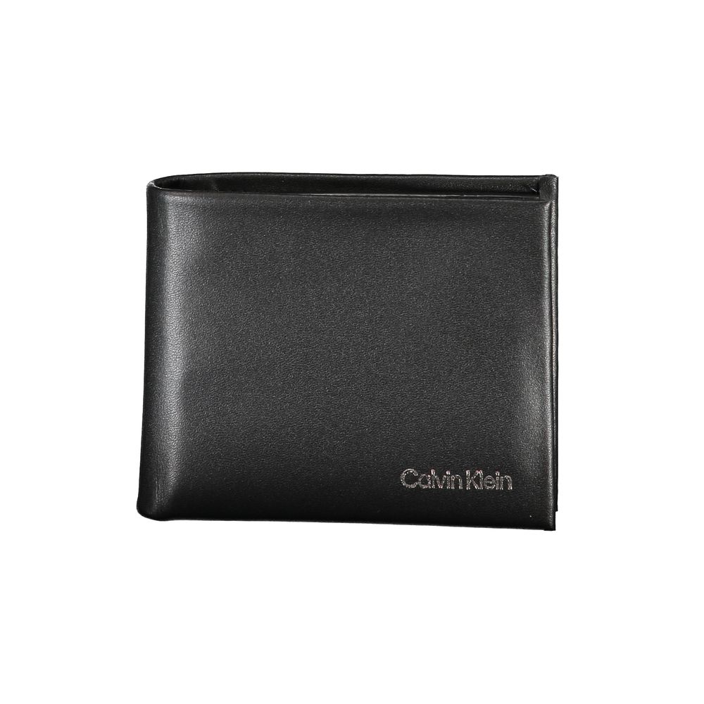 Calvin Klein Schwarzes Polyester Portemonnaie