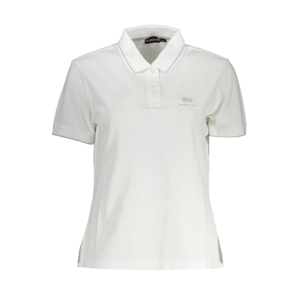 Napapijri Cotton Polo Shirt in White