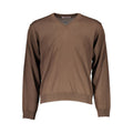 Romeo Gigli Brauner Pullover aus Wolle für Männer