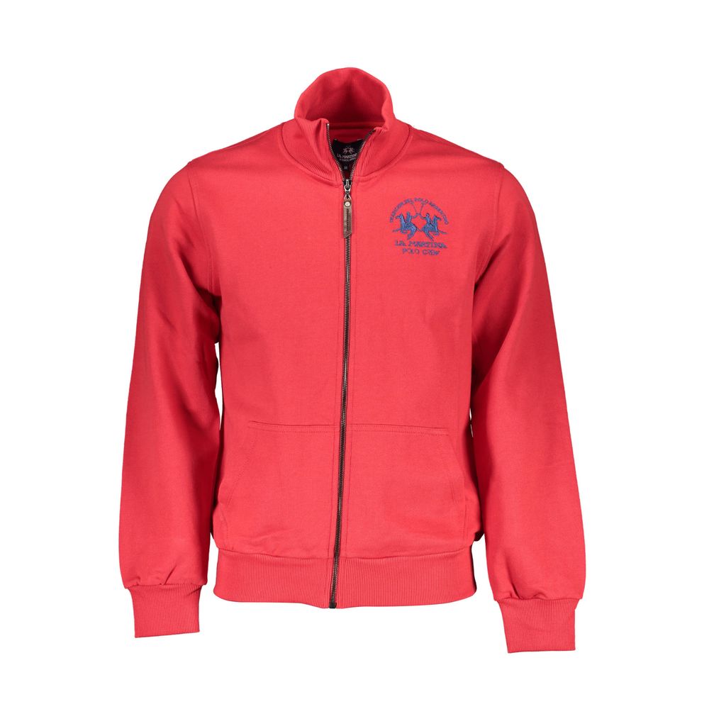 La Martina Rosso Baumwoll-Sweatshirt für Herren
