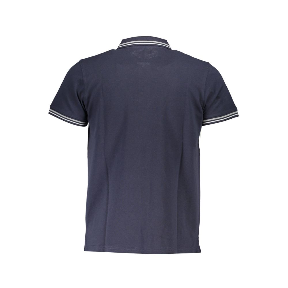 Cavalli Class Blu Cotton Herren Poloshirt