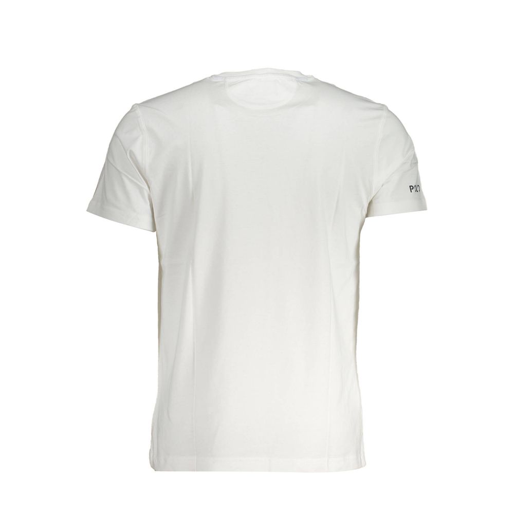 La Martina Bianco Baumwoll-T-Shirt für Herren