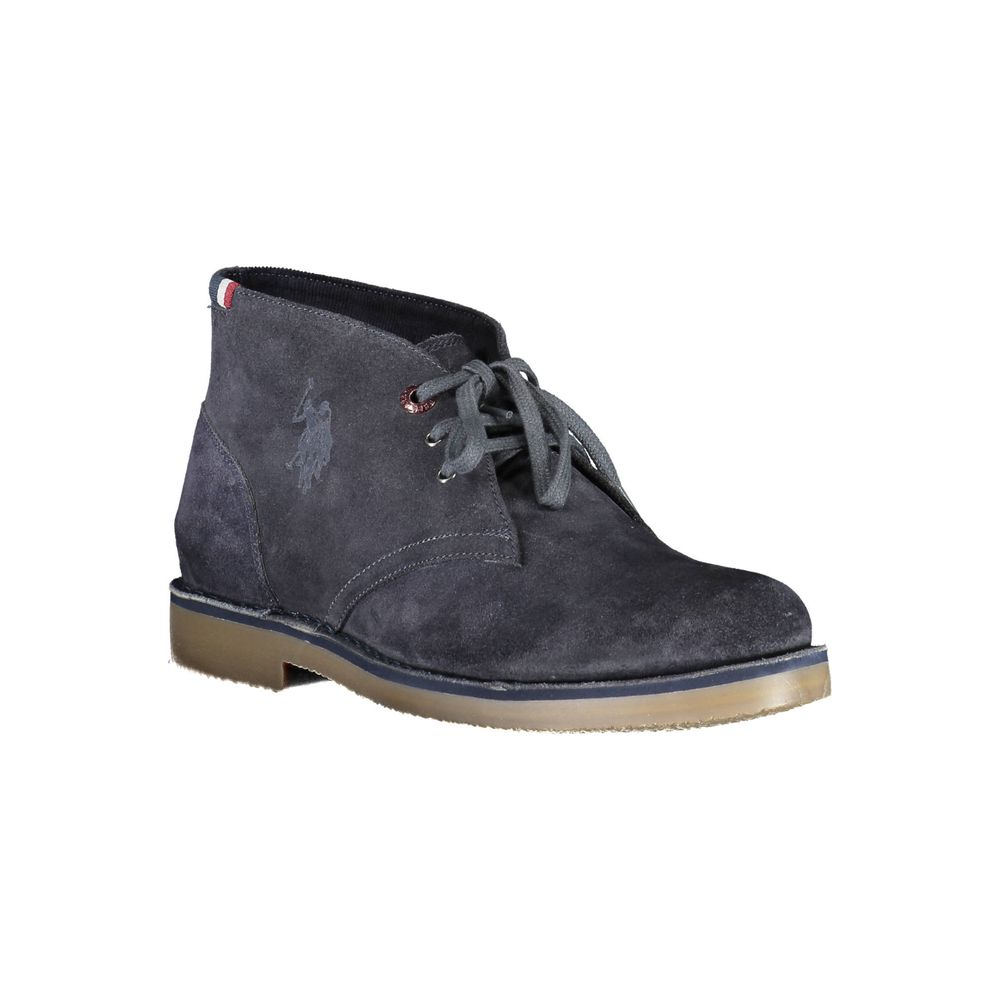 U.S. POLO ASSN. Blaue Polyester-Knöchelstiefel