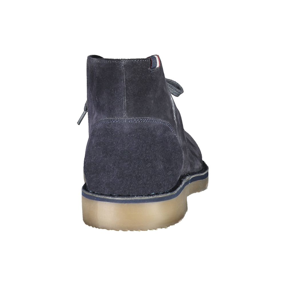 U.S. POLO ASSN. Blaue Polyester-Knöchelstiefel