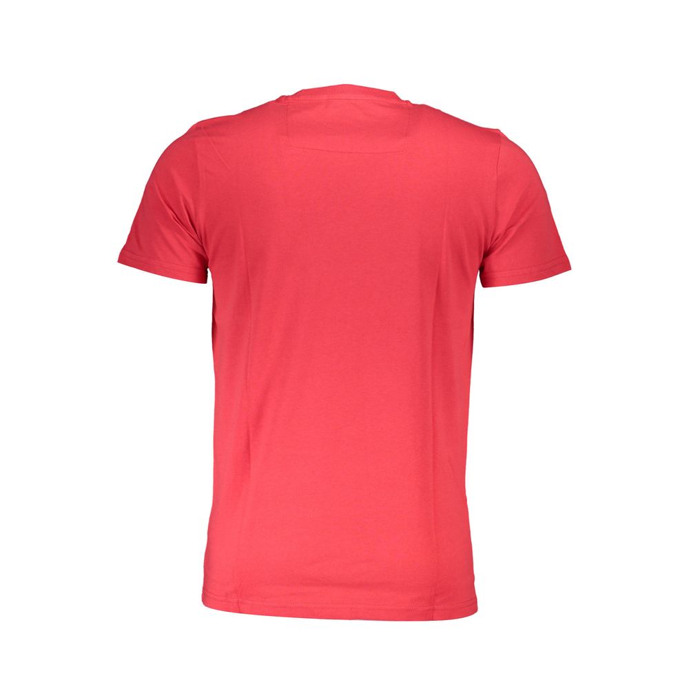Cavalli Class Rotes Baumwoll-T-Shirt