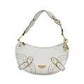 Guess Jeans Grau-weiße Polyethylen-Handtasche