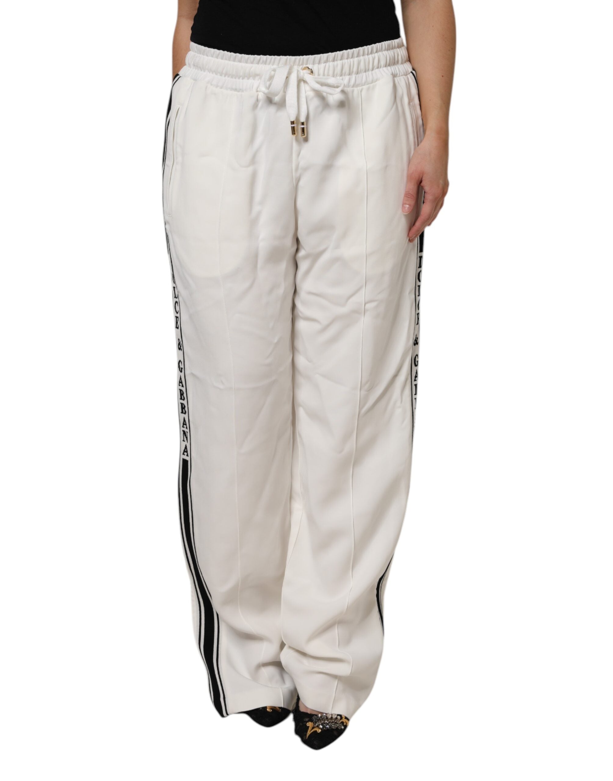 Dolce & Gabbana White Jogger Sweatpants