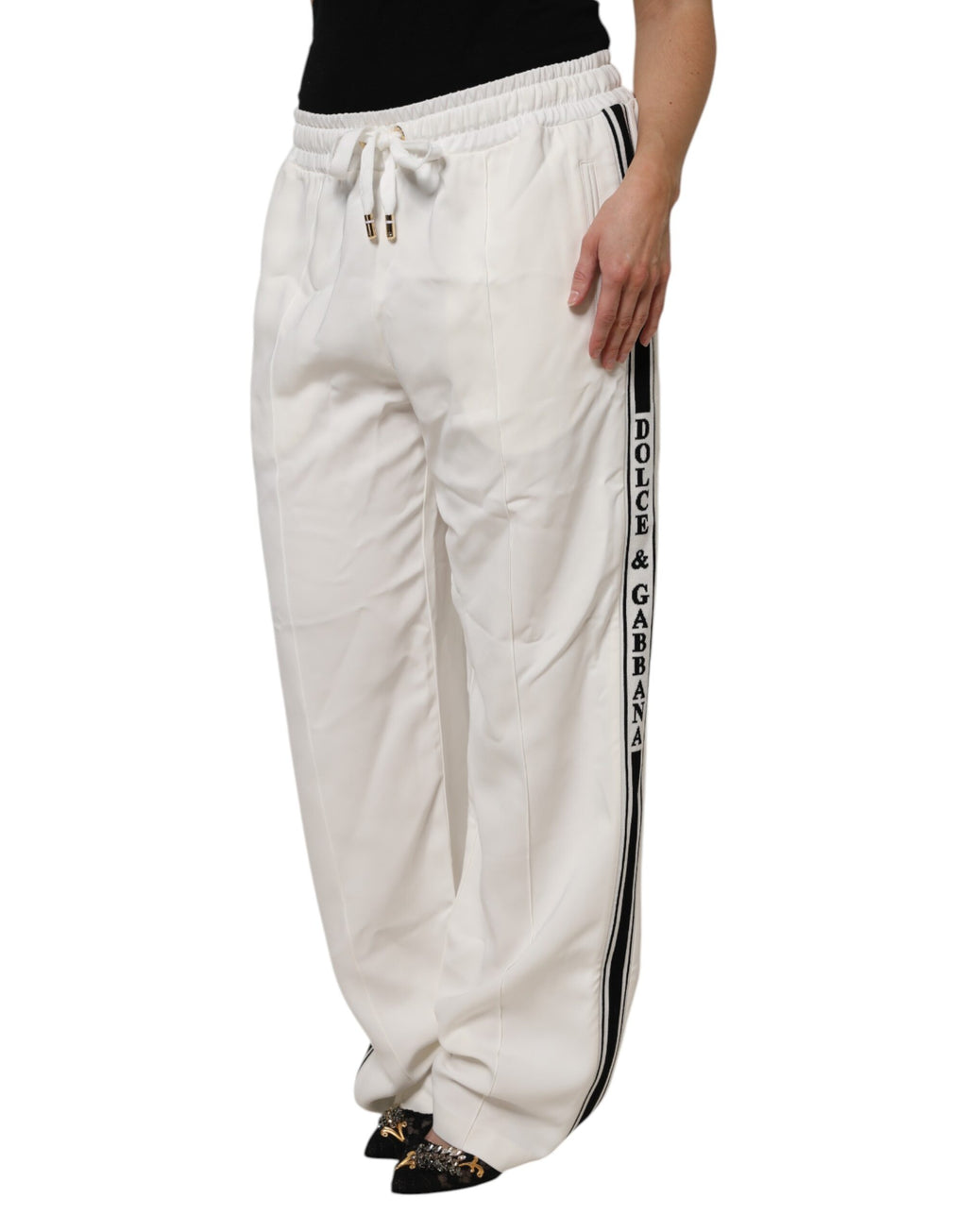 Dolce & Gabbana White Jogger Sweatpants
