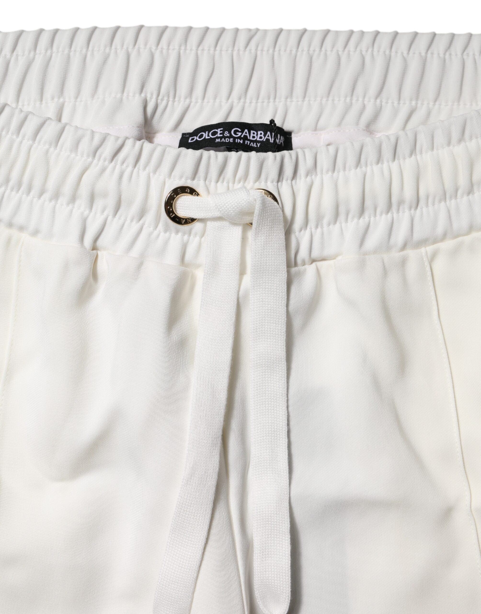 Dolce & Gabbana White Jogger Sweatpants