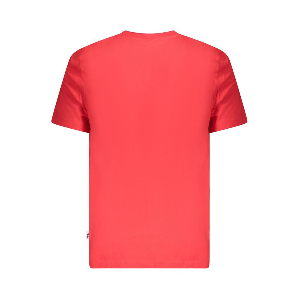 Fila Baumwoll-T-Shirt in Rot