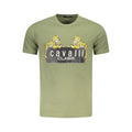 Cavalli Class Verde Baumwoll-T-Shirt für Herren