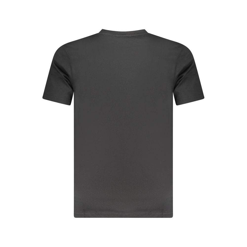 Cavalli Class Schwarzes Baumwoll-T-Shirt für Herren