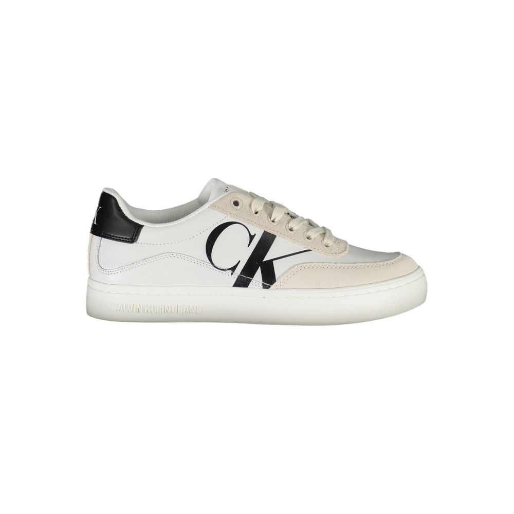 Calvin Klein sneakers made of white polyester