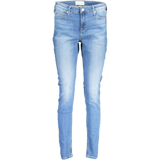 Calvin Klein Blaue Baumwoll-Jeans