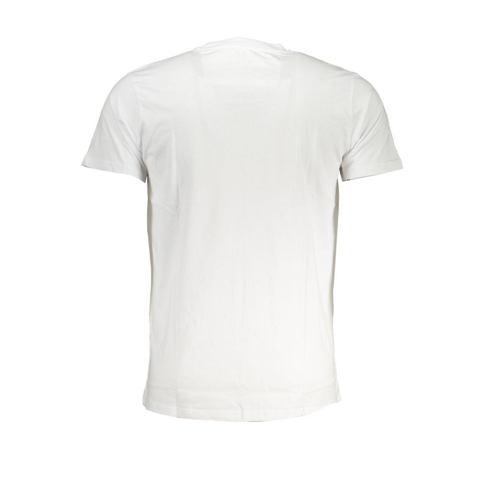 Cavalli Class Bianco Baumwoll-T-Shirt für Herren