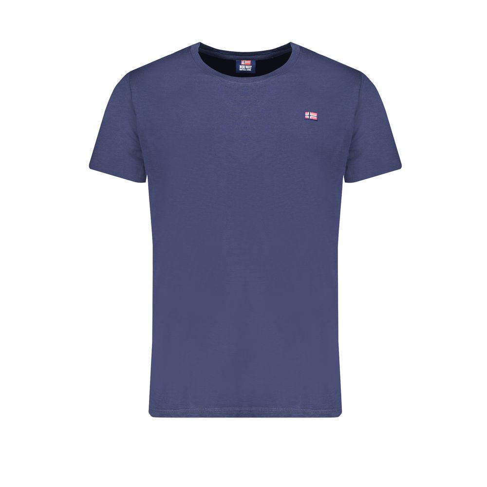 Norway 1963 Blu Baumwoll-T-Shirt für Herren