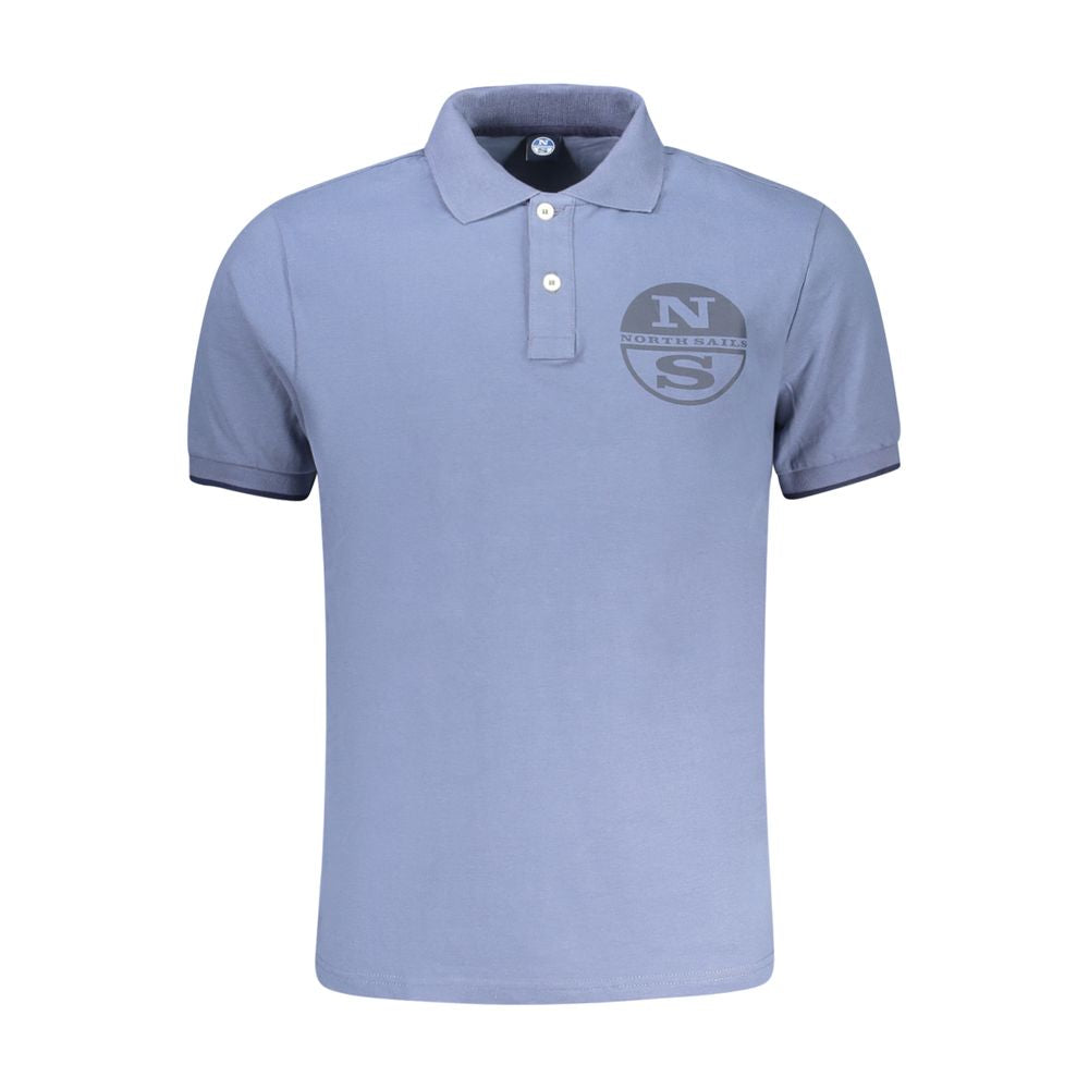 North Sails Blaues Baumwoll-Poloshirt